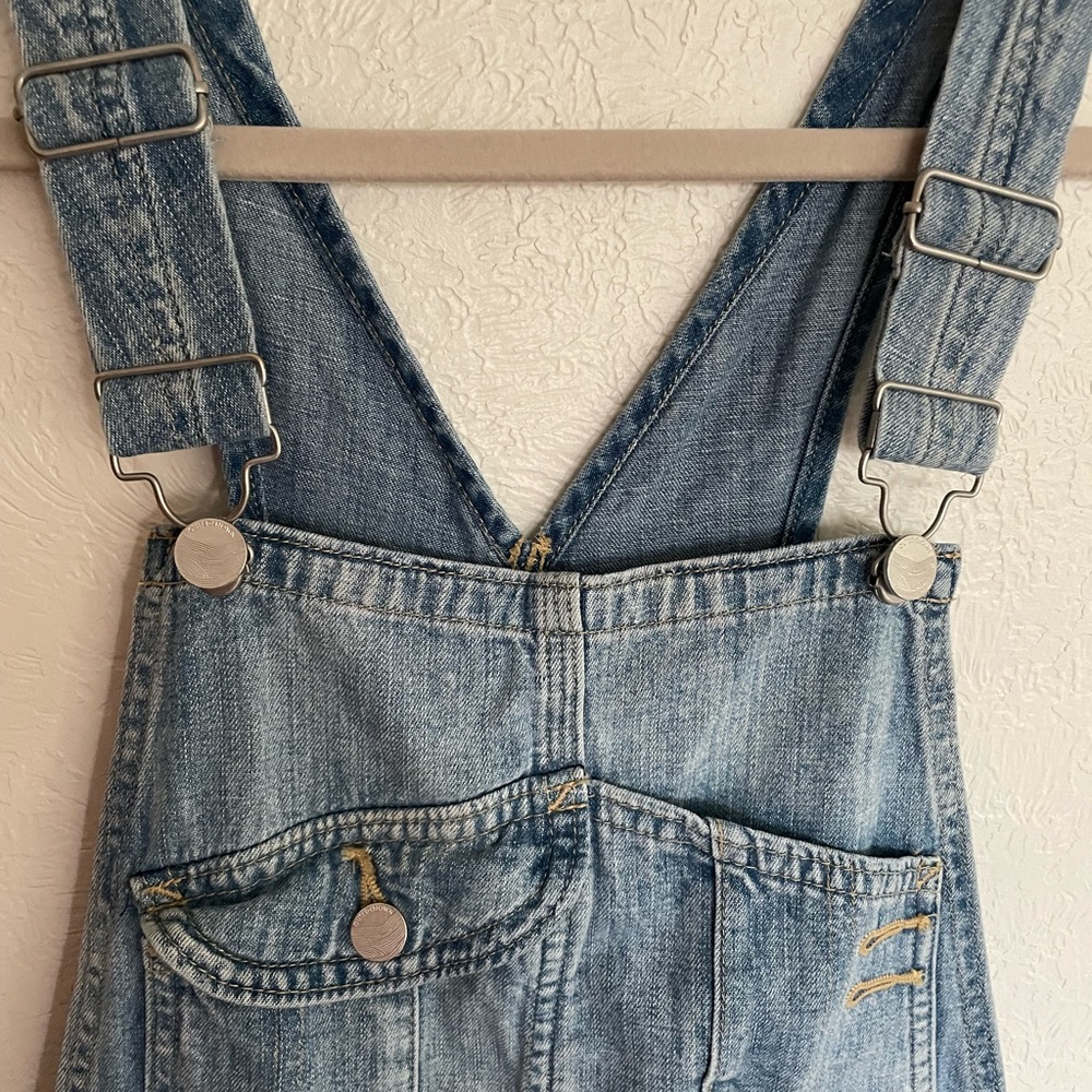 Outerknown Voyage Overalls Light Wash Denim - Picture 3 of 5